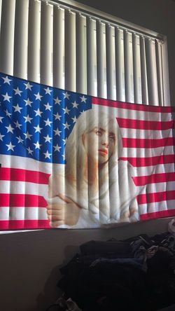 Billie American flag