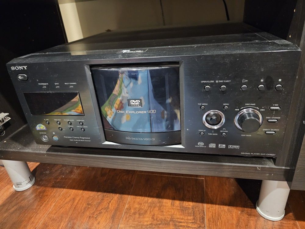 Sony dvp-cx985v 400-disc Player