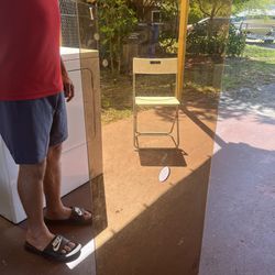 Rectangular Glass Table Top With Hold In The Middle For Umbrella 