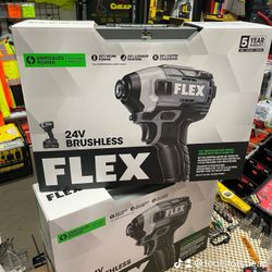 FLEX 1/4-In. Quick Eject Hex Impact Driver With Multi-Mode Kit. $249 ( INCLUDES BATTERY & CHARGER )