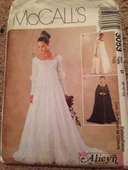 McCalls Renaissance Wedding Dress Pattern