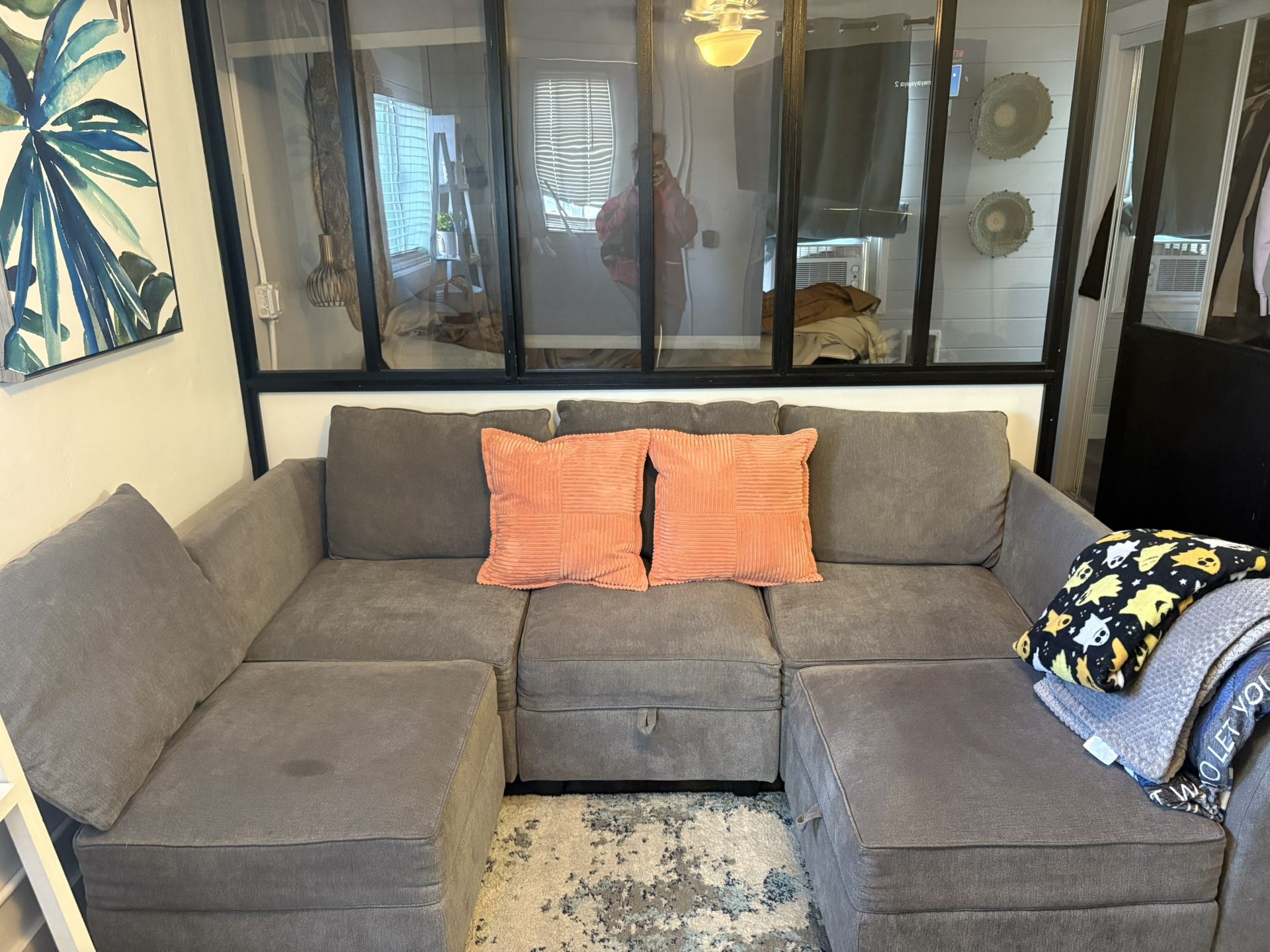 Grey Sectional Couch from Amazon