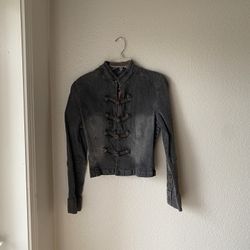 Brand new woman’s Jennifer J brand gray Denim Jacket up for sale 