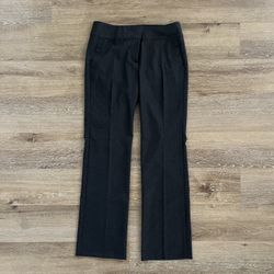 Ann Taylor Factory Petite Signature Pants Women's 2P Gray Straight Leg 