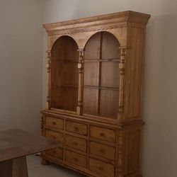 Matching Wooden Hutch / Shelving Unit / obo