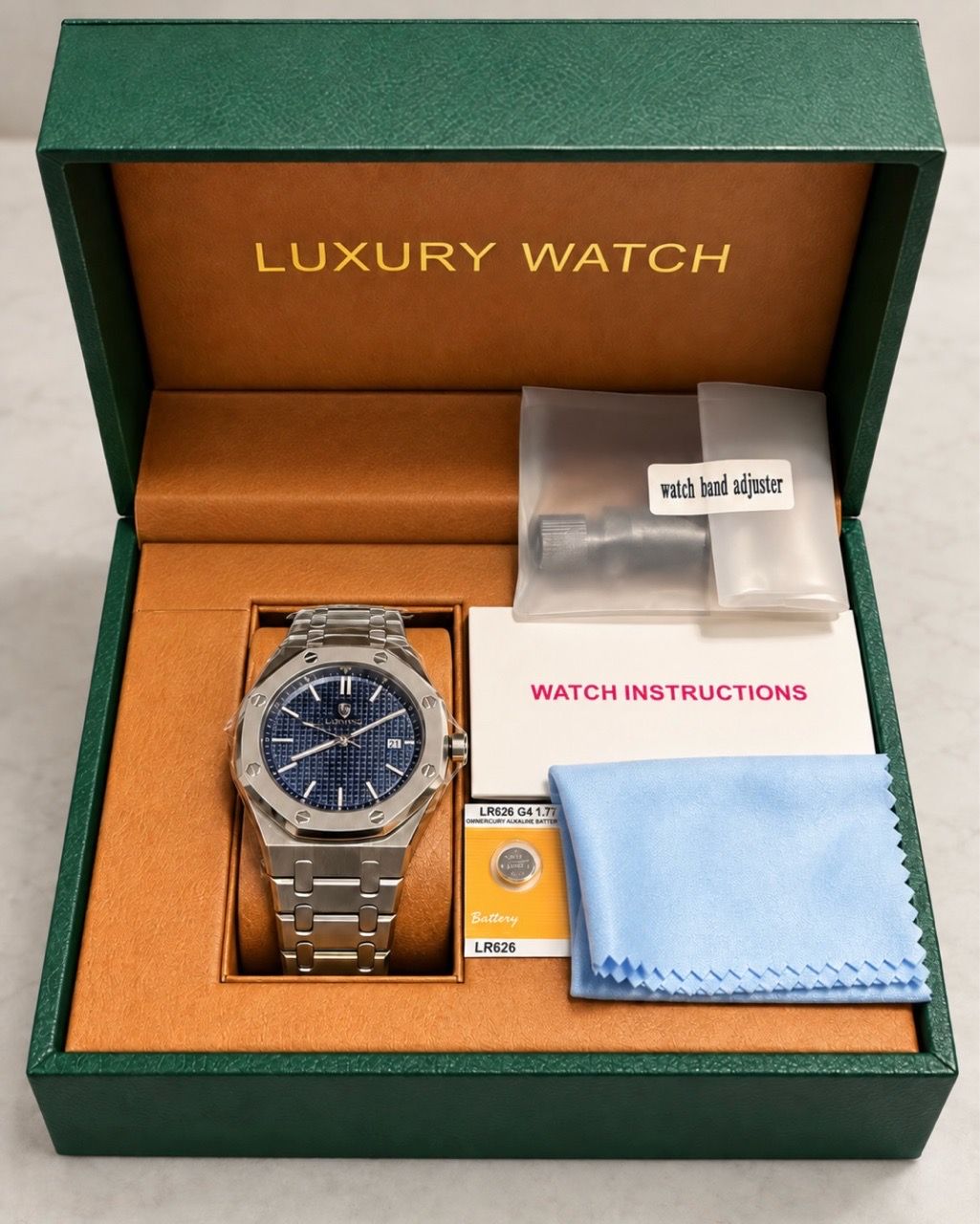 AP style Watch with Blue Dial for Sale in Pasadena, TX - OfferUp