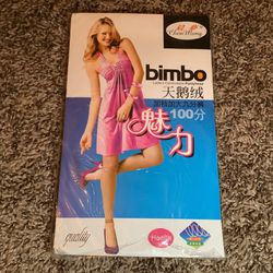 Chen Meng bimbo footless pantyhose, color tan, size: S-3XL
