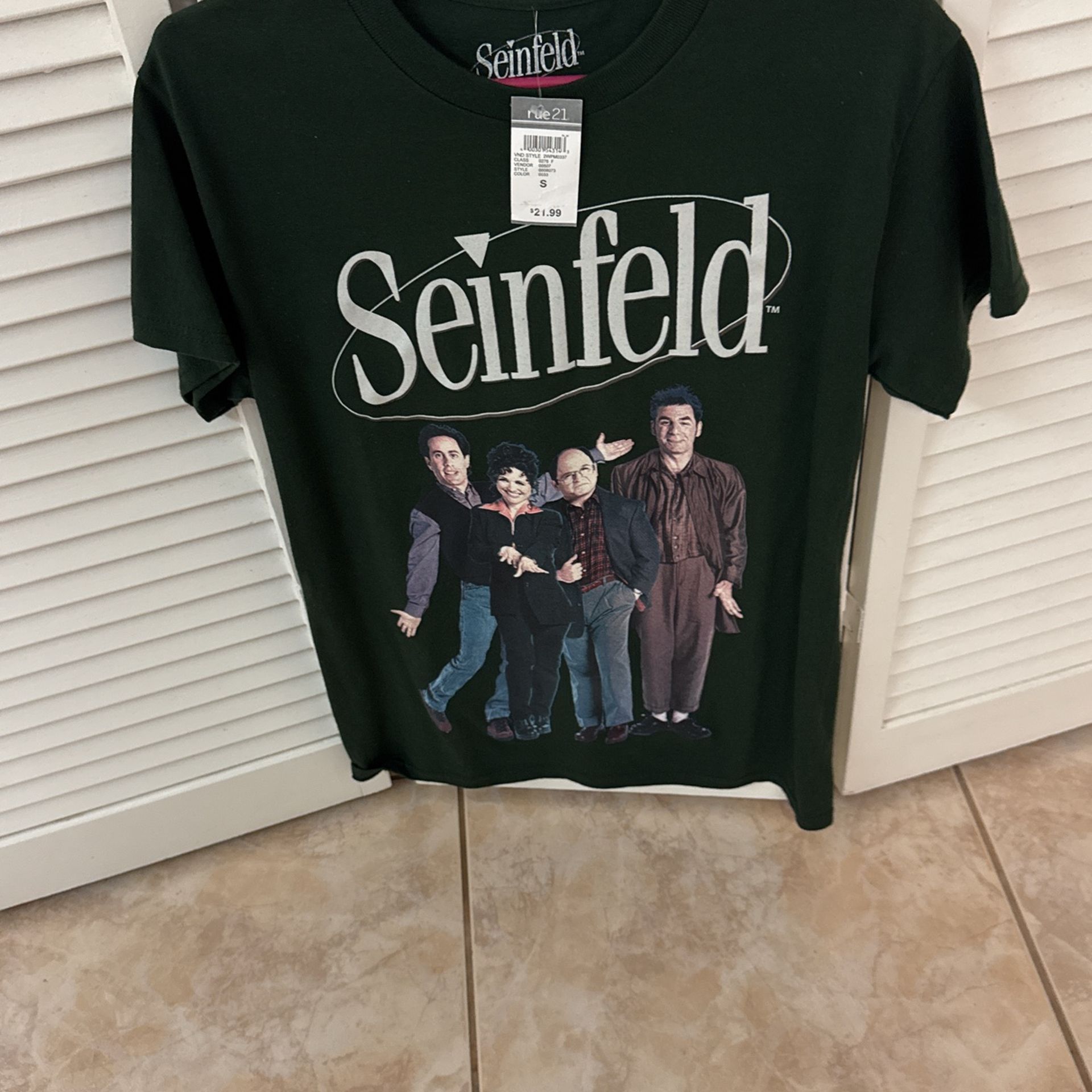 $10 NEW Seinfeld Shirt Tee Size Small