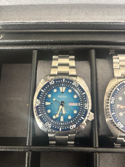 Seiko- Men’s prospex king turtle special edition watch, Blue