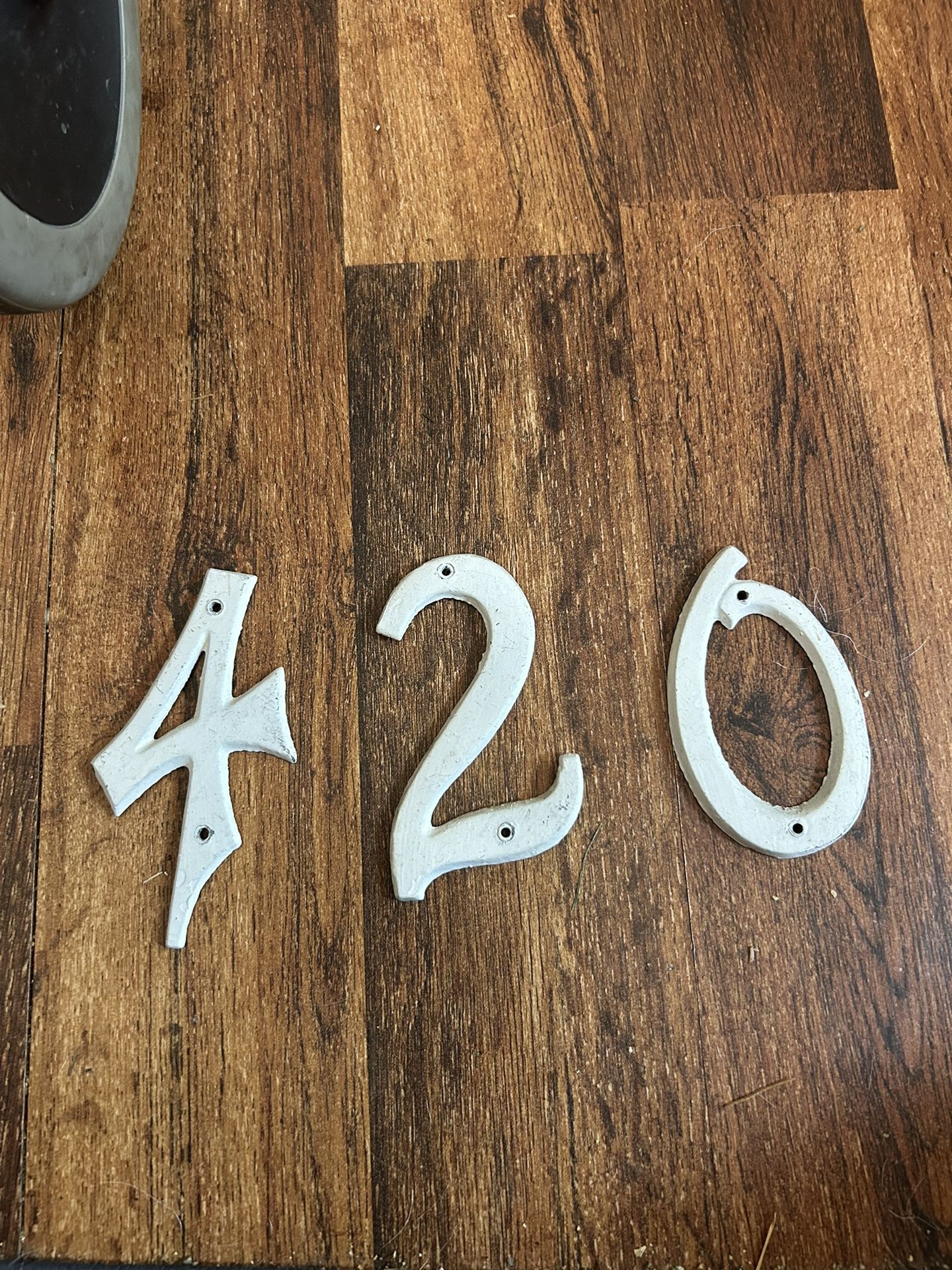 House Numbers 5” 3 Numbers Only. Metal