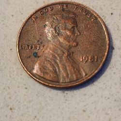 Rare 1981 Copper Coin