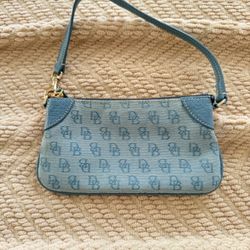 Authentic Dooney & Bourke Blue Top Handle Bag – $50