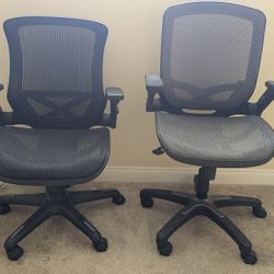 Two Mesh Office Chairs 