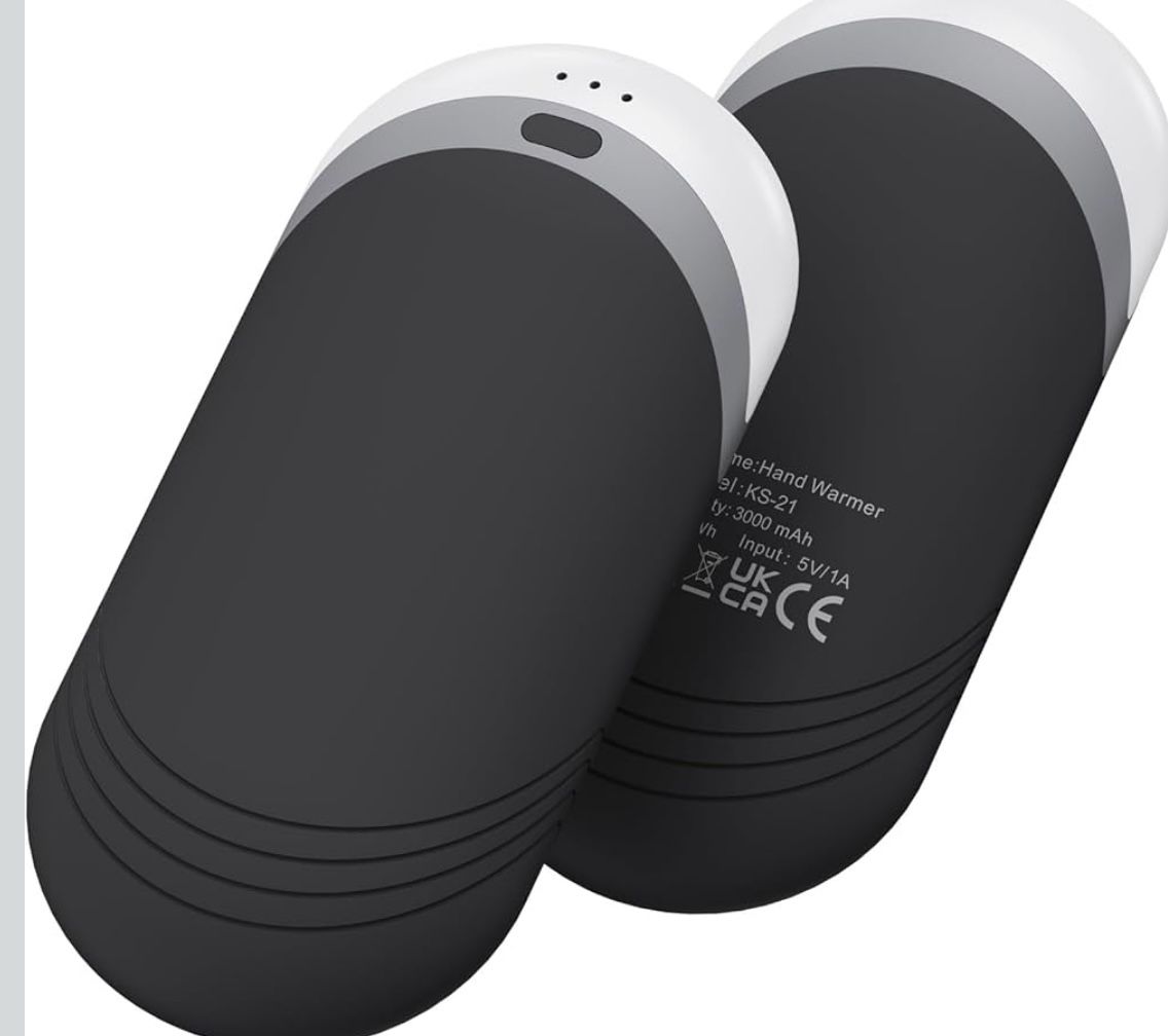 Hand Warmers Rechargeable 2 Pcs Double Sided Heating Electric Handwarmer