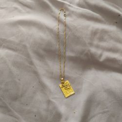 Golden Dragon Necklace 