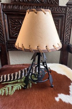 Small southwestern lamp