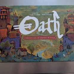 Oath board game, with the chronicle book - Unplayed Condition