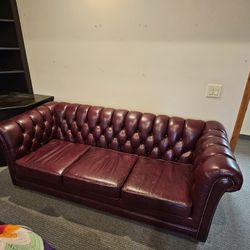 Beautiful Leather Couches For Sale.  Several Available. 
