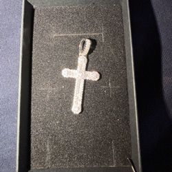 Diamond Cross Pendant 