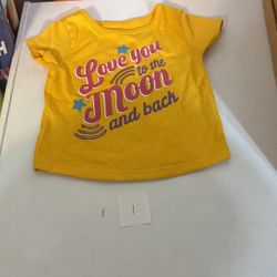 GIRLS 0-3 MONTH SHIRTS