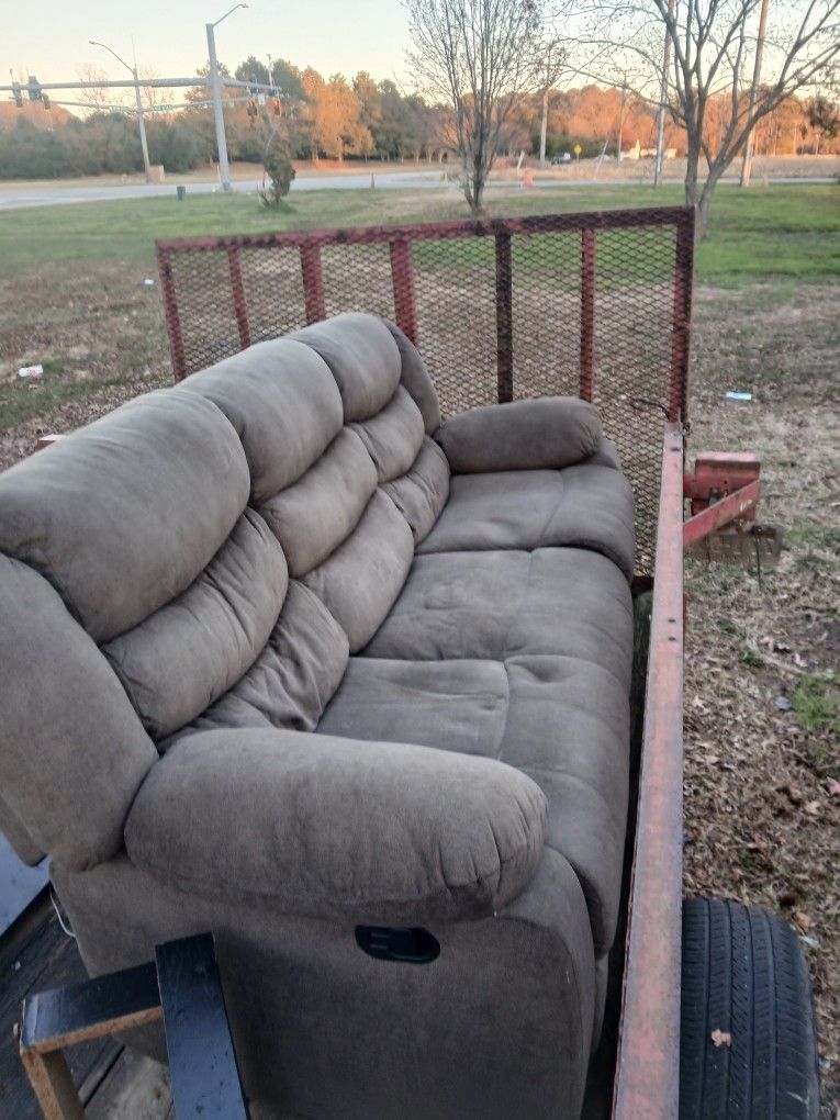 Dual Recliner Couch
