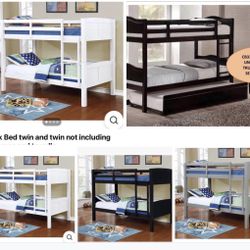 Bunk Bed Twin And Twin Not Including Mattress 