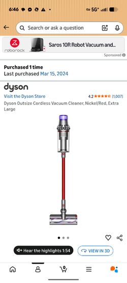 Dyson cordless vacuum