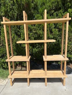 CUSTOM WOOD RETAIL DISPLAY WITH INTEGRATED LED LIGHTING – $1,500 OBO