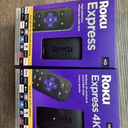 Brand New Roku Express HD And 4K+ 