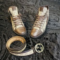Gucci Shoes And Gucci Belt