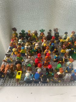 Large Lot of LEGO Minifigures Mixed Collection