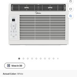 Midea 5,000 BTU Window Air Conditioner, 150 Sq. Ft., White, New