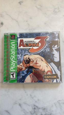 Street Fighter Alpha 3 PlayStation Game PSX PS1