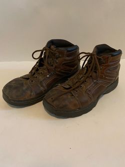 Men’s size 11 vintage GBX brown leather boots Y2K