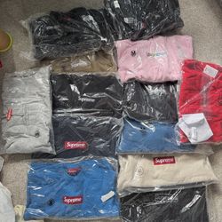 Supreme Box Logo Hoodies Crewneck North Face Steep Tech Fleece Jacket Men New Jordan Kith Stussy Dunk Travis 