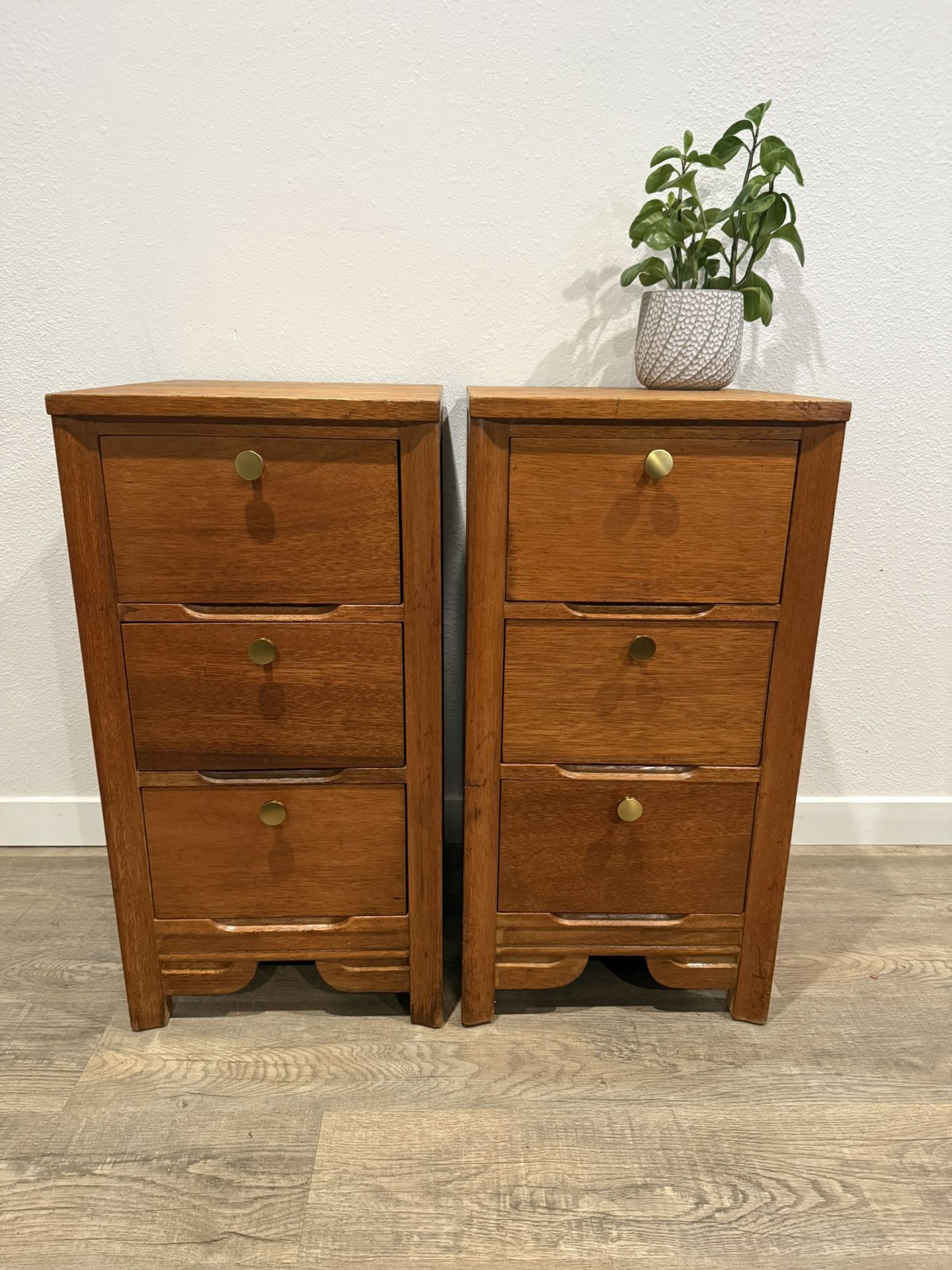 SENSATIONAL nightstands - sold as a pair - 3 drawers each - side table -delivery available