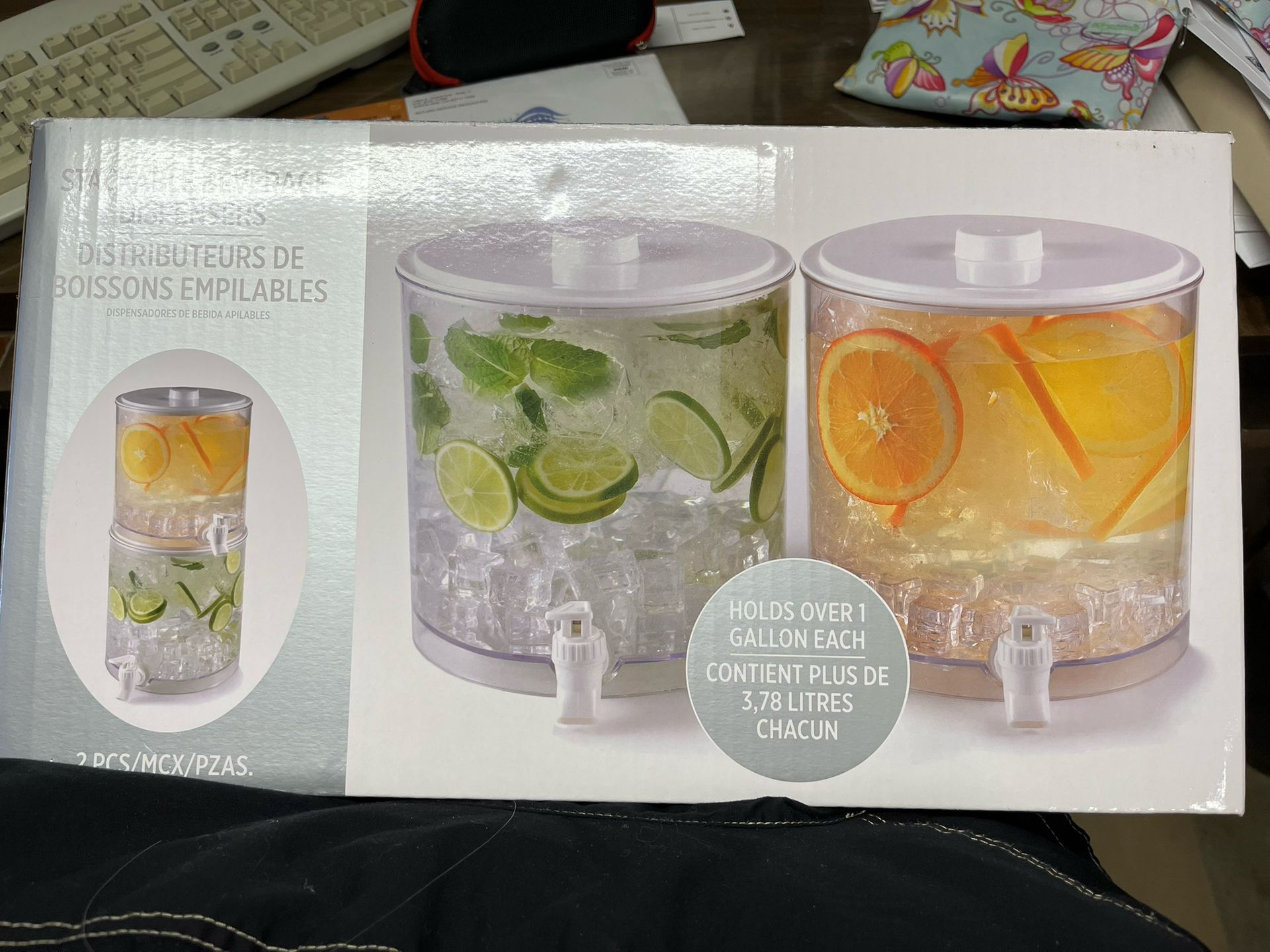 Stackable Beverage dispensers
