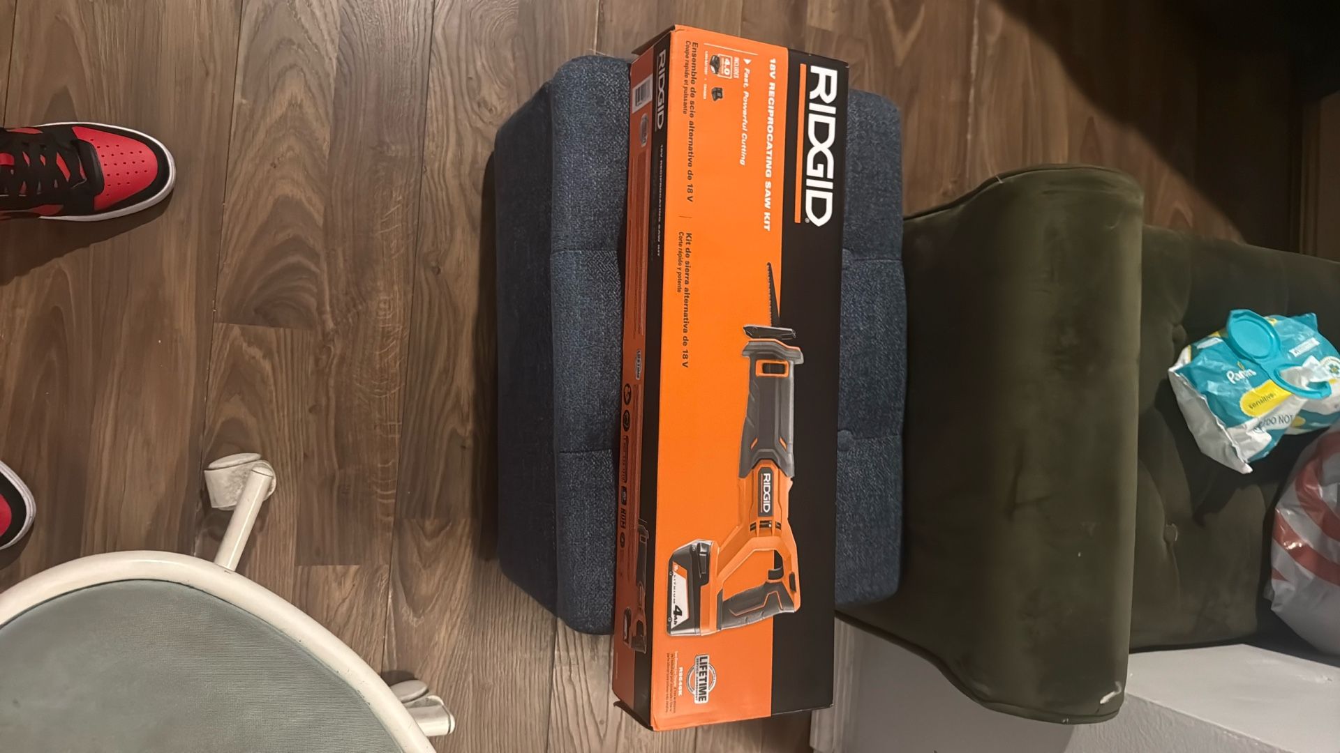 Ridgid 18 V Reciprocating Saw Kit