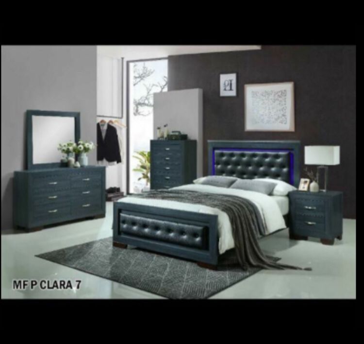 Brand New Queen Size Bedroom Set$999.financing Available No Credit Needed