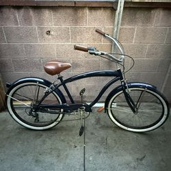 Beach Cruiser 7 Speed Bike 