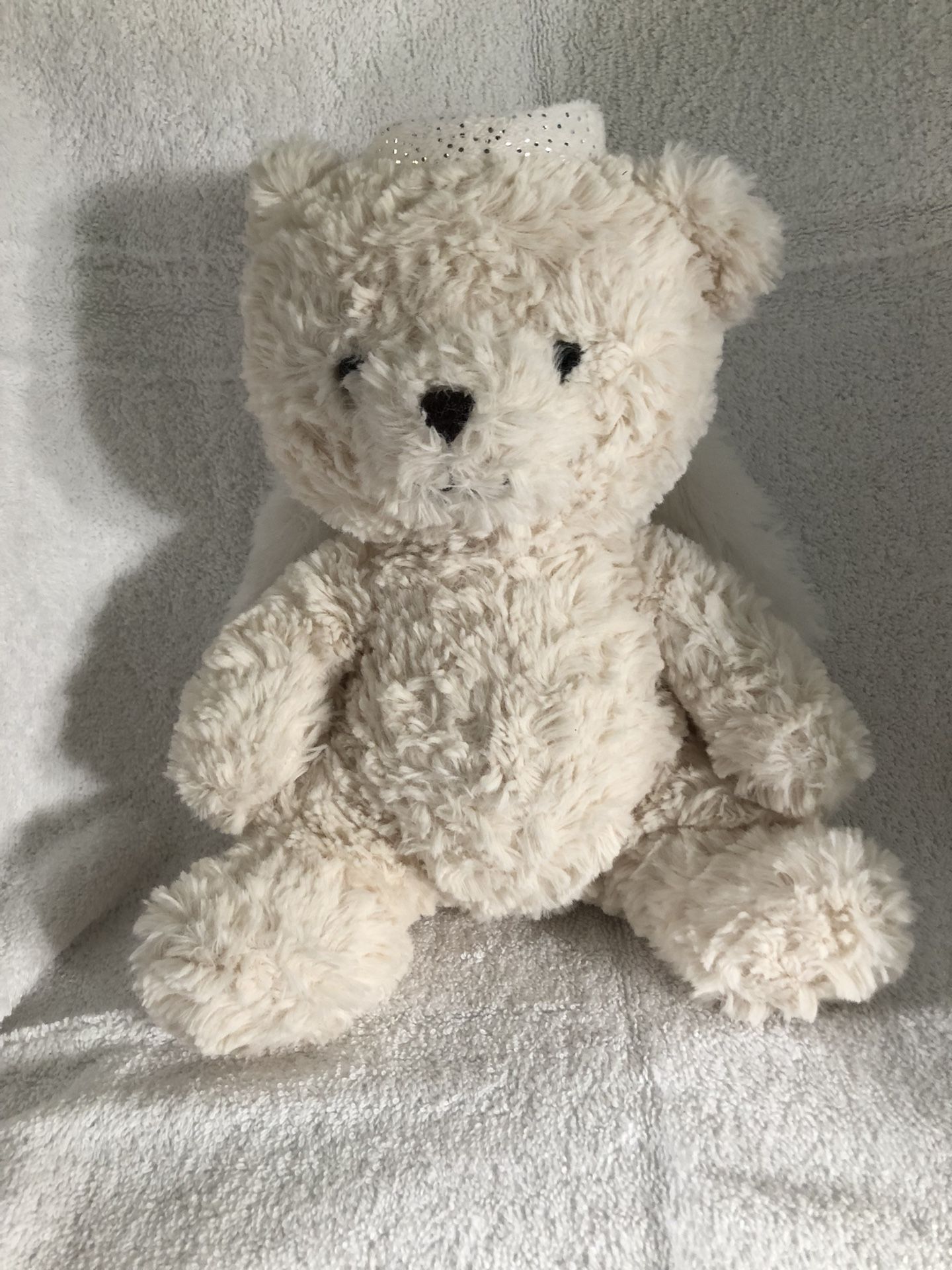 Aurora Angel Teddy Bear Plush Good Condition Ivory Color