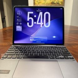 Apple iPad Pro 5th Gen 256GB 12.9in(M1 Chip)+ Brydge Aluminum Keyboard Case Bundle
