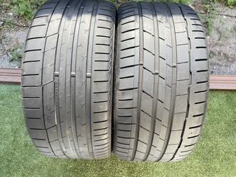 265/35/19 Tires One Hankook and one Continental In 75% 80% left remaining good pair 