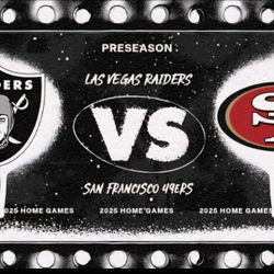 Raiders Vs 49ers (Alegiant Stadium)