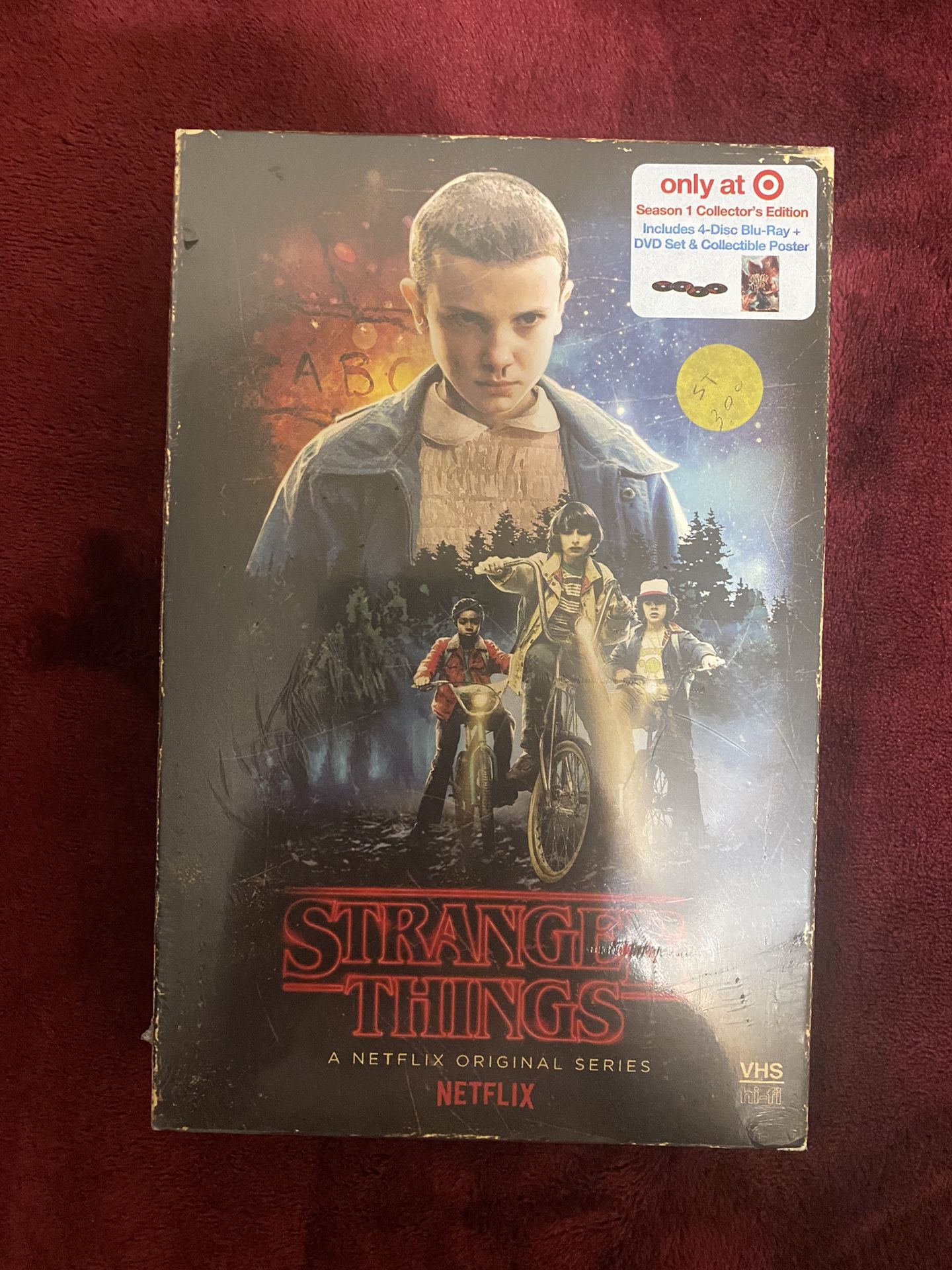 Stranger Things Blu Ray & DVD Season 1 VHS