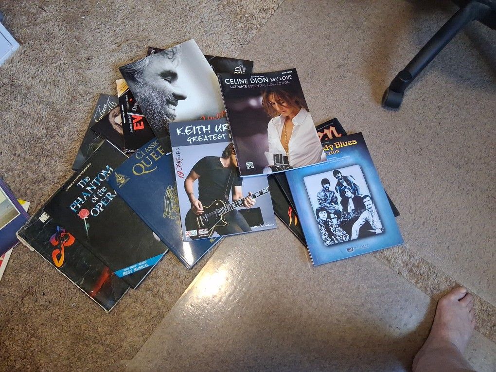 Songbooks For Piano Guitar And Vocal Per List Atrached