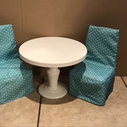 Doll Table And Chairs For 18”
