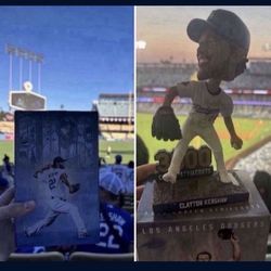 Clayton Kershaw 3000 Strikeout Bobblehead Dodgers 2025 SGA 