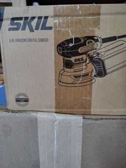 SKIL 5"  red random orbital sander (More than just one to be sold)
