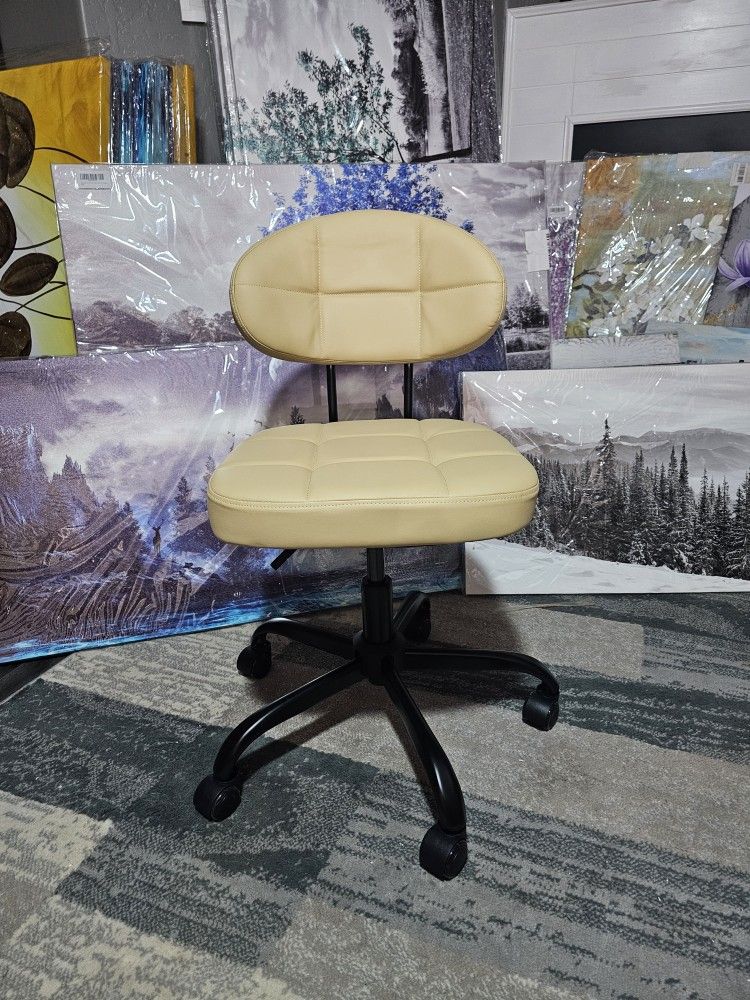 🤩 NEW - Just Assembled Out Of 📦 For 📸!!! Misolant, Small Armless Office Chair with Wheels